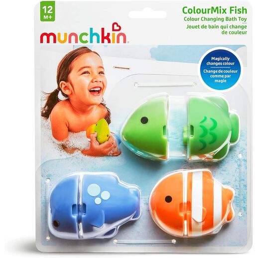 MUNCHKIN JUGUETE BAÑO COLOR MIX FISH