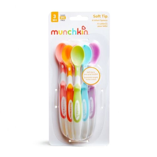 MUNCHKIN PACK CUCHARAS PUNTA BLANDA 6 UD