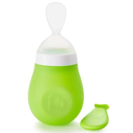 MUNCHKIN CUCHARA DISPENSADORA 150ML SQUEEZE VERDE