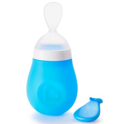 MUNCHKIN CUCHARA DISPENSADORA 150ML SQUEEZE AZUL