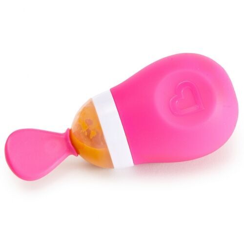 MUNCHKIN CUCHARA DISPENSADORA 150ML SQUEEZE ROSA