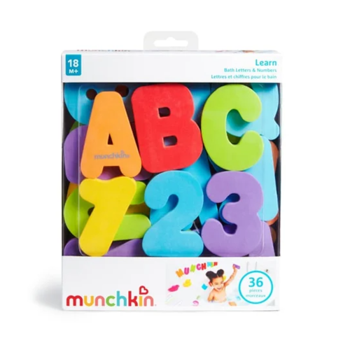 MUNCHKIN JUGUETE BAÑO LETRAS Y NUMEROS