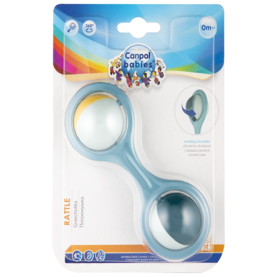 CANPOL BABIES SONAJERO MANCUERDA PASTEL TURQUESA