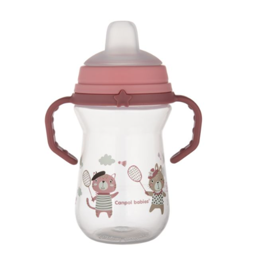 CANPOL BABIES TAZA BOQUILLA BONJOUR PARIS 250 ML ROSA