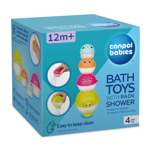 CANPOL BABIES JUGUETE BAÑO EFECTO LLUVIA 4UD