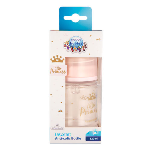 CANPOL BABIES BIBERON ROYAL BABY ROSA 120 ML