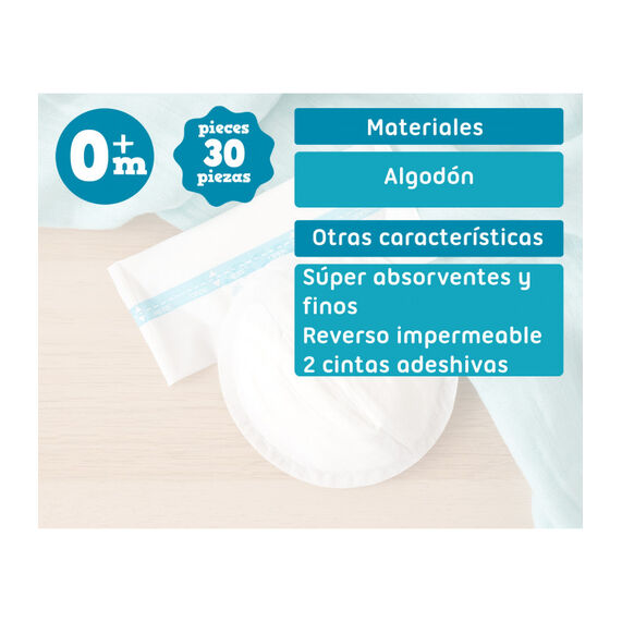 KIOKIDS DISCOS LACTANCIA 30 PZ