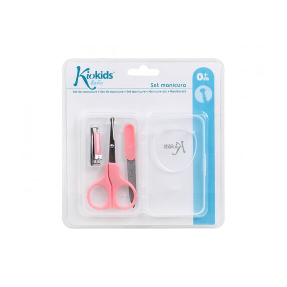 KIOKIDS SET TIJERAS,LIMA Y CORTAUÑAS ROSA