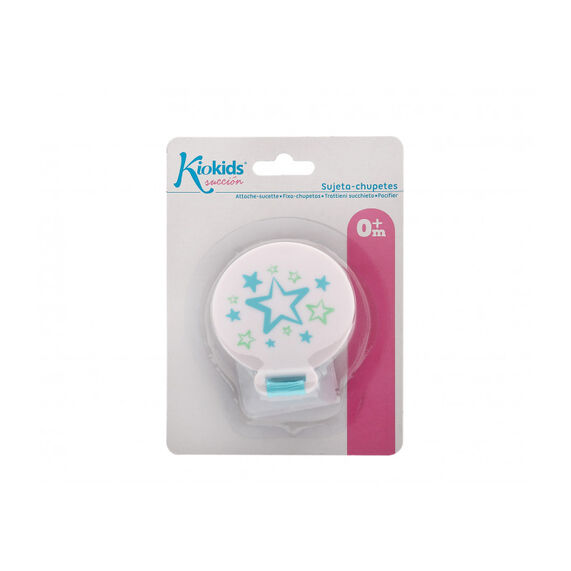 KIOKIDS SUJETA CHUPETES AZUL