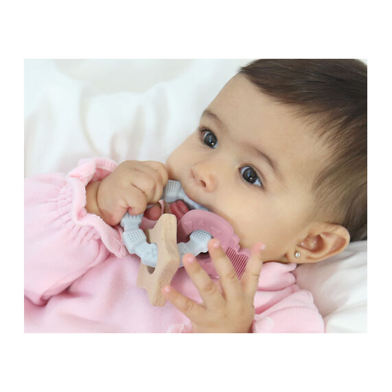KIOKIDS MORDEDOR SILICONA ROSA