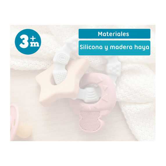 KIOKIDS MORDEDOR SILICONA ROSA
