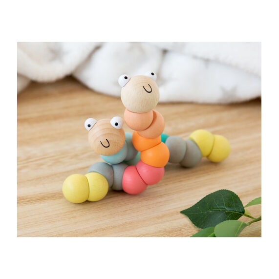 KIOKIDS GUSANO 15 CM MADERA