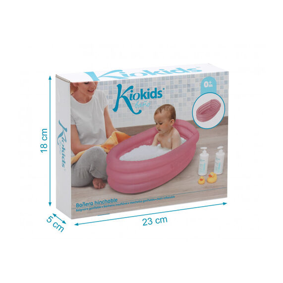 KIOKIDS BAÑERA ROSA HINCHABLE