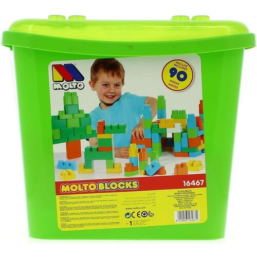 MOLTO CUBETA BLOCKS 90 PCS VERDE