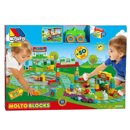 MOLTO BLOCKS TRAIN PLAY