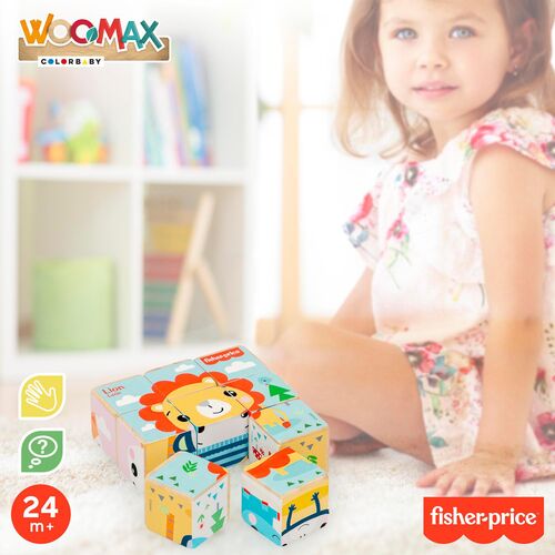 FISHER PRICE PUZZLE BLOQUES 6 CARAS