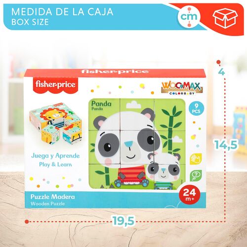 FISHER PRICE PUZZLE BLOQUES 6 CARAS