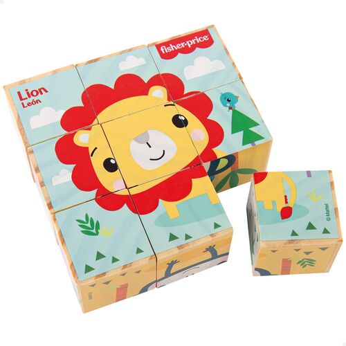 FISHER PRICE PUZZLE BLOQUES 6 CARAS