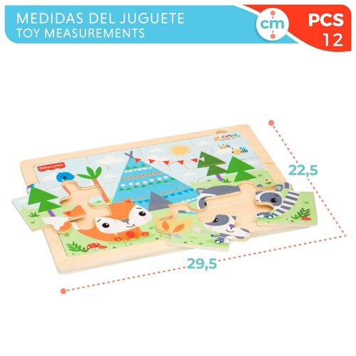FISHER PRICE ROMPECABEZAS PUZZLE MADERA