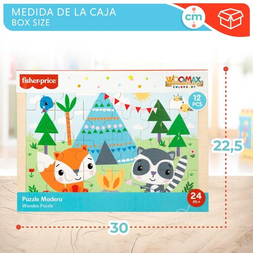 FISHER PRICE ROMPECABEZAS PUZZLE MADERA