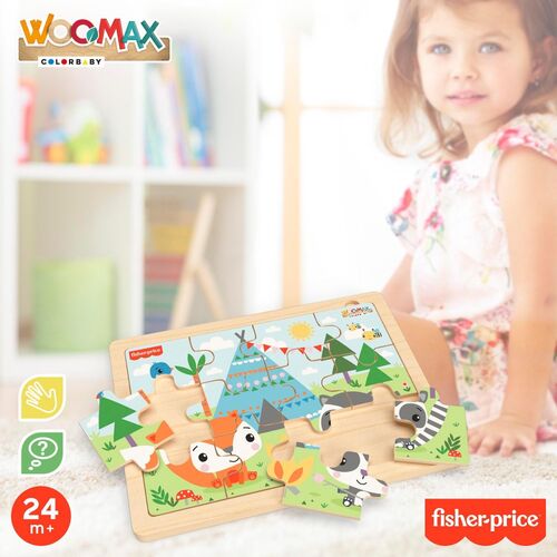 FISHER PRICE ROMPECABEZAS PUZZLE MADERA