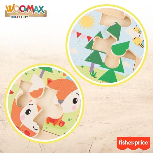 FISHER PRICE ROMPECABEZAS PUZZLE MADERA