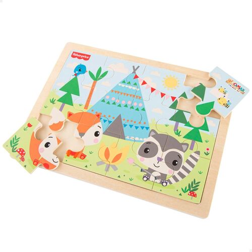 FISHER PRICE ROMPECABEZAS PUZZLE MADERA