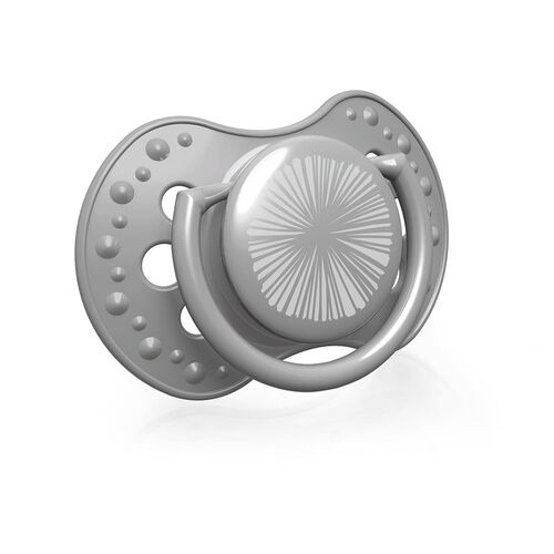 LOVI 2 CHUPETES HARMONY GRIS 3-6 M