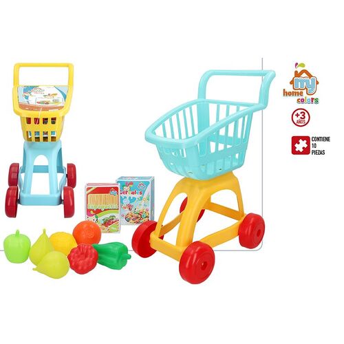 COLORBABY CARRO SUPERMERCADO C/FRUTAS Y VERDURAS