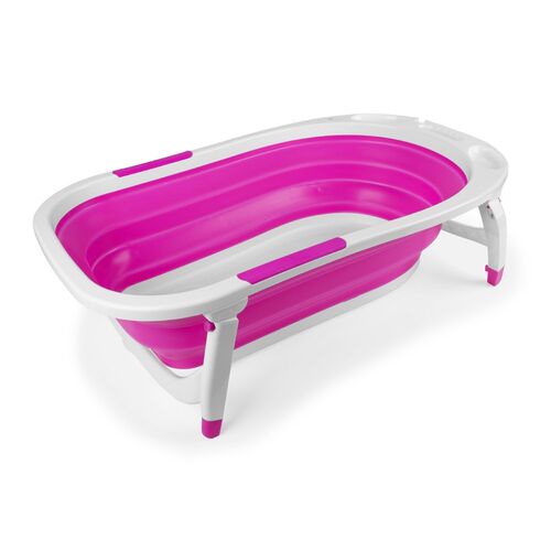 INTERBABY BAÑERA PLEGABLE ROSA
