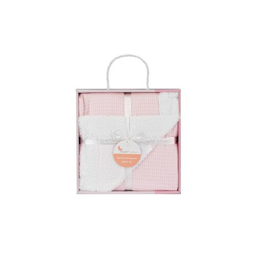 INTERBABY MANTA NIDO BORREGUILLO ROSA