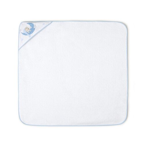 INTERBABY CAPA BAÑO 1X1 BEAR SLEEPING BCO/AZUL