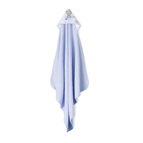 INTERBABY CAPA BAÑO PAPER PLAIN AZUL