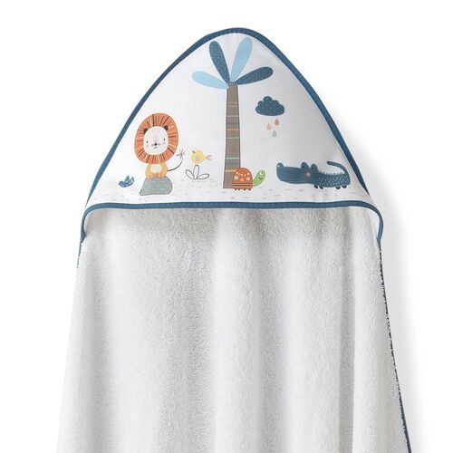 INTERBABY CAPA BAÑO 1X1 LEON PALMERA BCO/PETROLEO