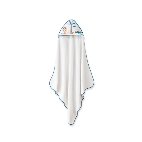 INTERBABY CAPA BAÑO 1X1 LEON PALMERA BCO/PETROLEO