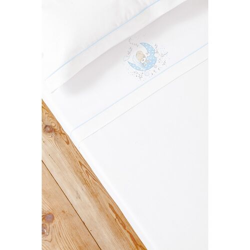 INTERBABY TRIPTICO CUNA NEW SLEEPING BCO/AZUL