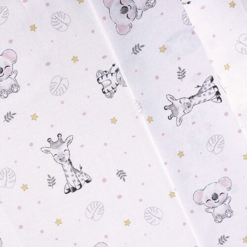 INTERBABY TRIPTICO CUNA KOALA BCO/ROSA