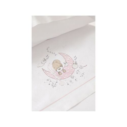 INTERBABY SABANAS MINICUNA NEW SLEEPING BCO ROSA