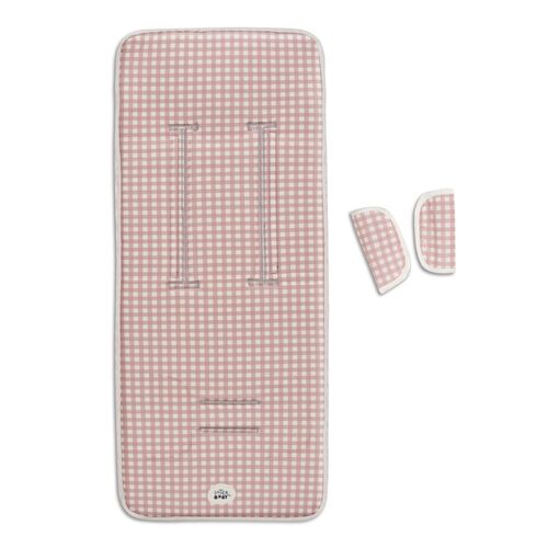 INTERBABY COLCHONETA SILLA VICHY ROSA