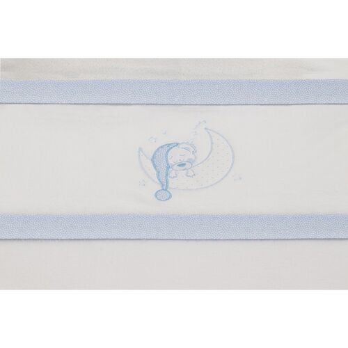 INTERBABY TRIPTICO MINICUNA CORALINA BEAR SLEEPING BCO/AZUL