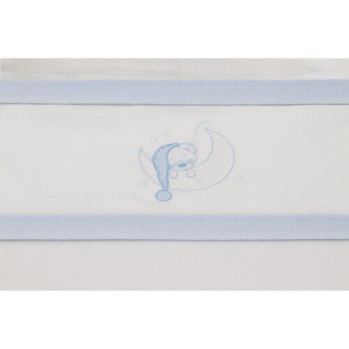 INTERBABY TRIPTICO MINICUNA CORALINA BEAR SLEEPING BCO/AZUL