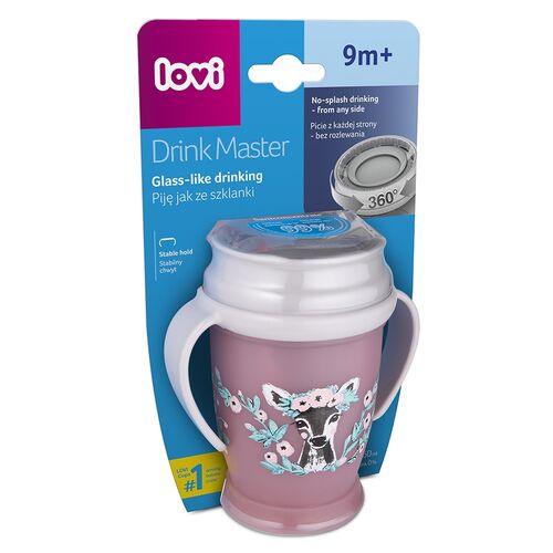 LOVI TAZA 360 DRINK MASTER WILD SOUL ROSA 250ML