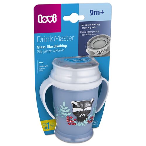 LOVI TAZA 360 DRINK MASTER WILD SOUL AZUL 250ML