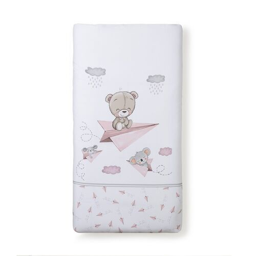 INTERBABY 2P NORDICO PAPER PLAIN ROSA