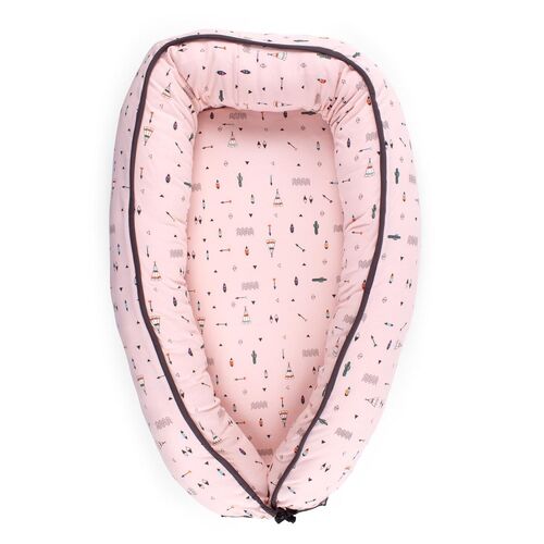INTERBABY ALMOHADA NIDO CABAÑA ROSA