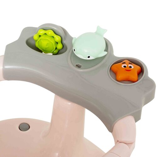 INTERBABY ASIENTO BAÑO VENTOSA ROSA