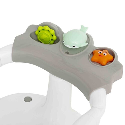 INTERBABY ASIENTO BAÑO VENTOSA GRIS