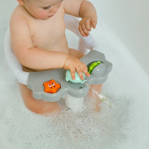 INTERBABY ASIENTO BAÑO VENTOSA GRIS
