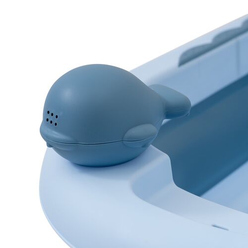INTERBABY BAÑERA PLEGABLE TAZA ENJUAGE AZUL
