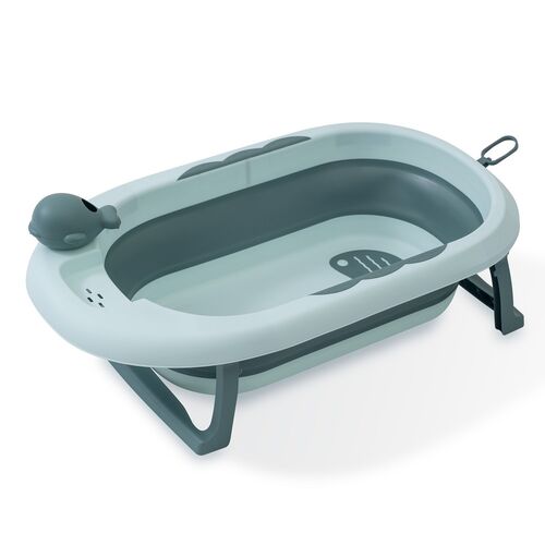 INTERBABY BAÑERA PLEGABLE TAZA ENJUAGE VERDE